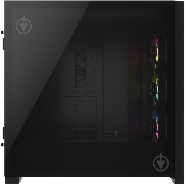 Корпус Corsair iCUE 5000D RGB AirFlow Tempered Glass Black - фото 4