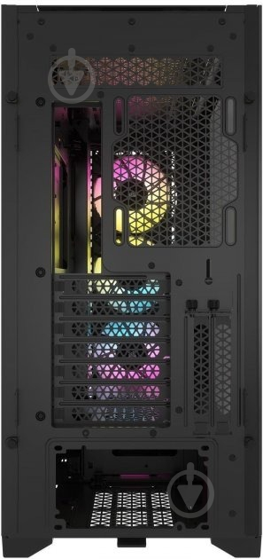 Корпус Corsair iCUE 5000D RGB AirFlow Tempered Glass Black - фото 3