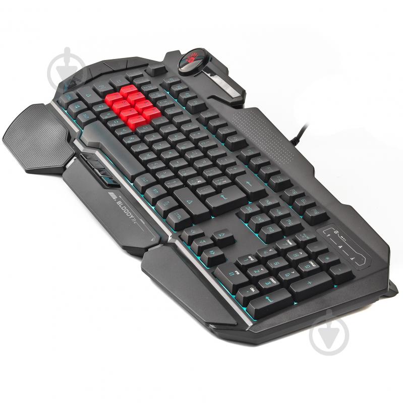 Клавиатура игровая A4Tech (B318 Bloody (Black) LK Black) 8 Light strike black - фото 3