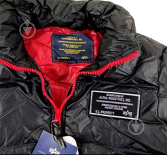 Куртка мужская демисезонная Alpha Industries ICE VAPOR AL-IND-IV-BL р.M черная - фото 4 Куртка мужская демисезонная Alpha Industries ICE VAPOR AL-IND-IV-BL р.M черная - фото 4
