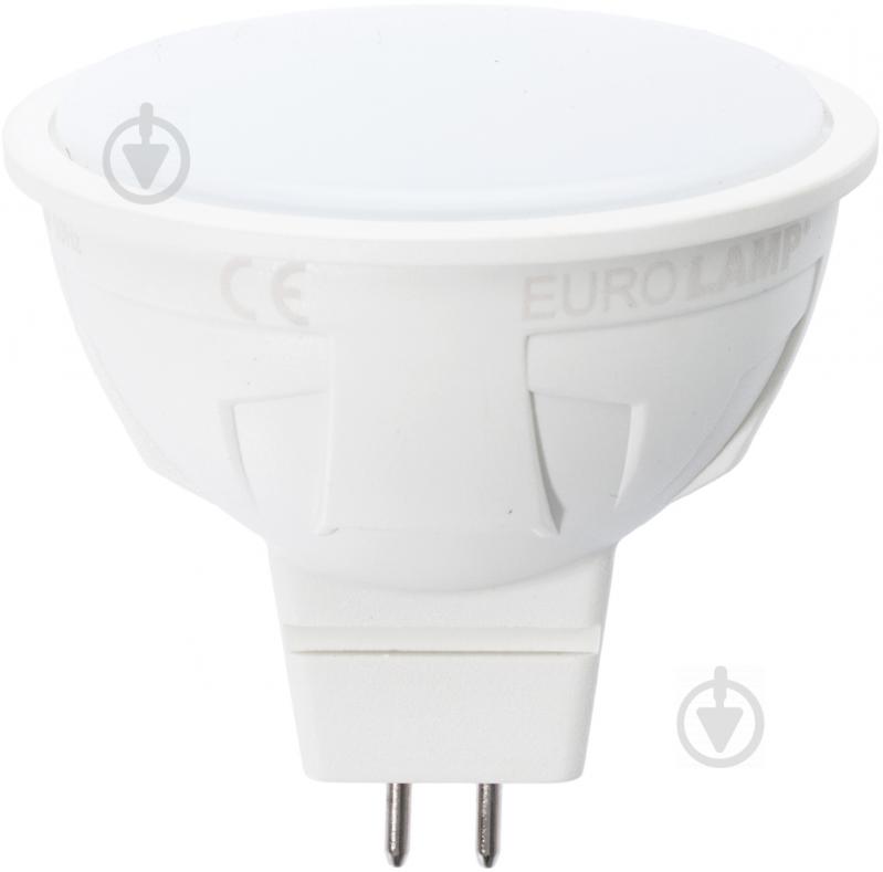 Лампа світлодіодна Eurolamp Turbo 5 шт./уп. 3 Вт MR16 матова GU5.3 175-250 В 4000 К MLP-LED-03534(5) - фото 2