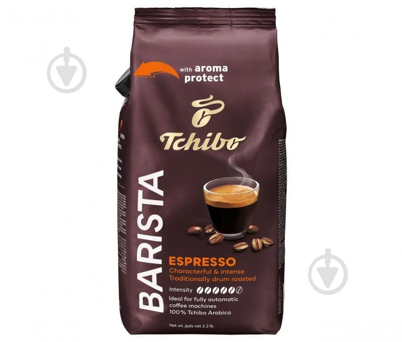 Кофе в зернах Tchibo Barista Espresso 1000 г - фото 1
