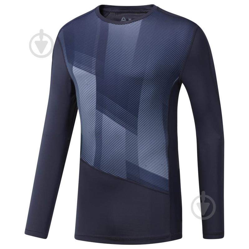 Футболка Reebok OST LS Comp Tee - P EC0958 р.M темно-синий - фото 6