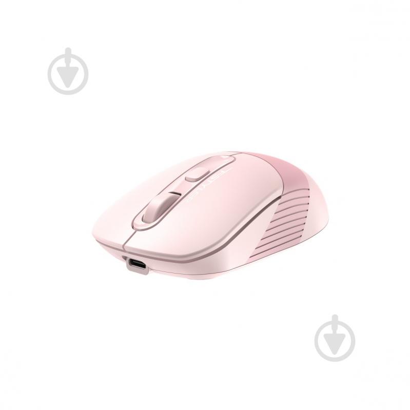 Мишка A4Tech беспроводная бесшумная Fstyler pink (FB10C (Pink)) - фото 2