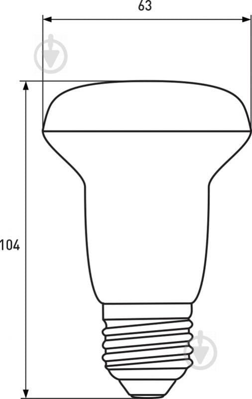 Лампа светодиодная Eurolamp 9 Вт R63 матовая E27 220 В 4000 К LED-R63-09274(N) - фото 3