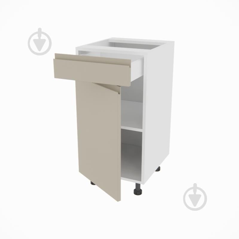 Тумба нижняя Влада ( Н 40 ДШ FAVORIT левая) айвори/белый - фото 2