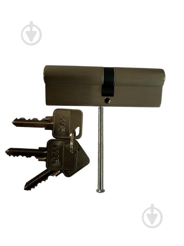 Цилиндр Wilka 40x40 ключ-ключ 80 мм матовый никель W5 - фото 1 Цилиндр Wilka 40x40 ключ-ключ 80 мм матовый никель W5 - фото 1