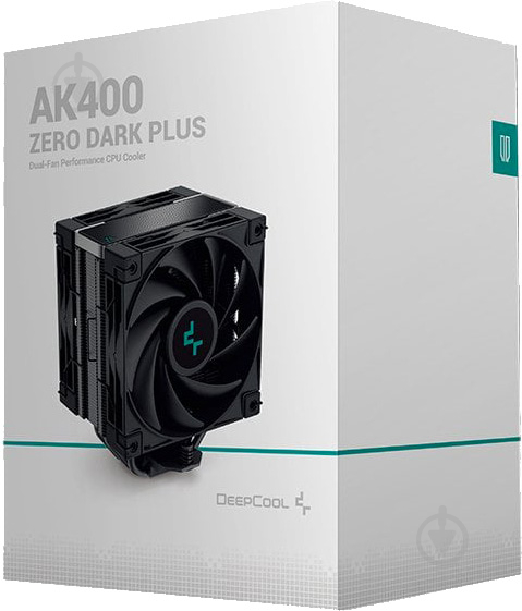 Процесорний кулер Deepcool AK400 Zero Dark Plus (R-AK400-BKNNMD-G-1) - фото 8