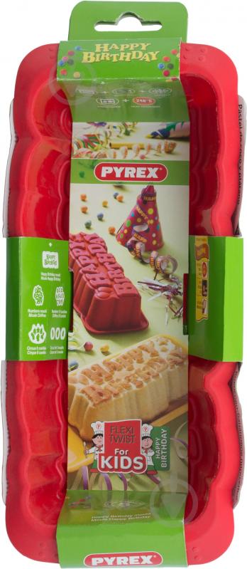 Форма для кекса Pyrex Flaxy Twist Happy Birtday FTKHB01 - фото 4