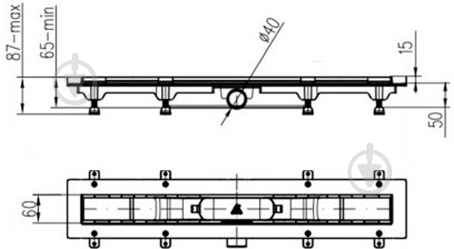Линейный трап для душа MCH CH-650K - фото 6