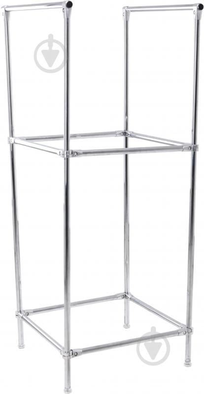 Стеллаж для хранения шин и колес 1500x550x500 мм хром металл - фото 6 Стеллаж для хранения шин и колес 1500x550x500 мм хром металл - фото 6