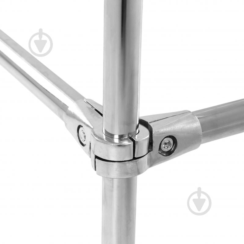 Стеллаж для хранения шин и колес 1500x550x500 мм хром металл - фото 7 Стеллаж для хранения шин и колес 1500x550x500 мм хром металл - фото 7