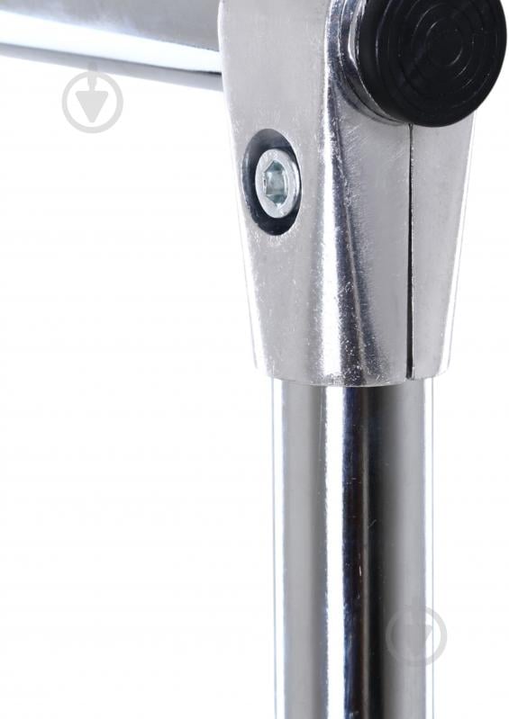 Стеллаж для хранения шин и колес 1500x550x500 мм хром металл - фото 8 Стеллаж для хранения шин и колес 1500x550x500 мм хром металл - фото 8