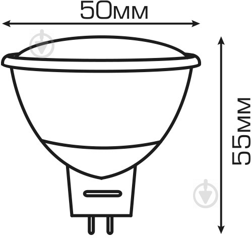 Лампа світлодіодна Estares 7 Вт MR16 матова G5.3 220 В 3000 К - фото 3