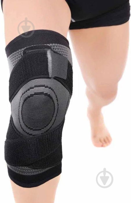 Бандаж для коленей Scitec Nutrition Knee Support Bandage р. M серый - фото 2