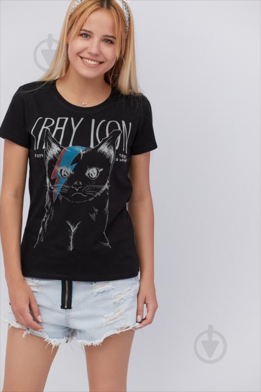 Футболка YAPPI Basic WB1016 р.XL черный - фото 1