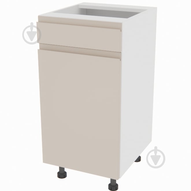 Тумба нижня Влада ( Н 40 ДШ FAVORIT ліва) пломбір/білий - фото 1 Тумба нижня Влада ( Н 40 ДШ FAVORIT ліва) пломбір/білий - фото 1