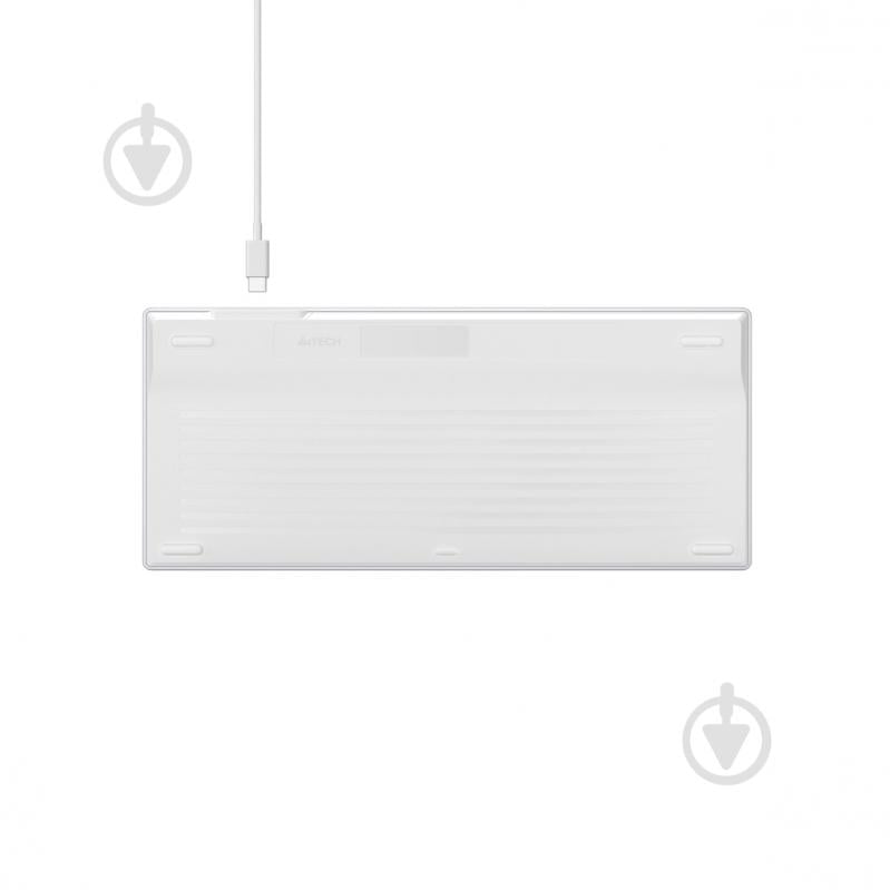 Клавіатура A4Tech (FX61 USB (White)) з ножичним перемикачем Fstyler white - фото 7