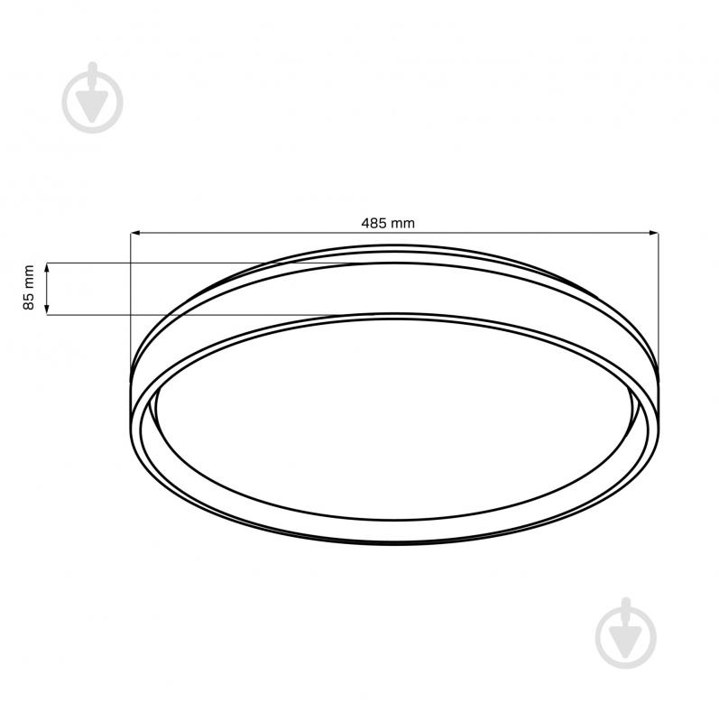 Світильник світлодіодний Goldlux Eliza 72 Вт білий 3000 К 328809 - фото 4
