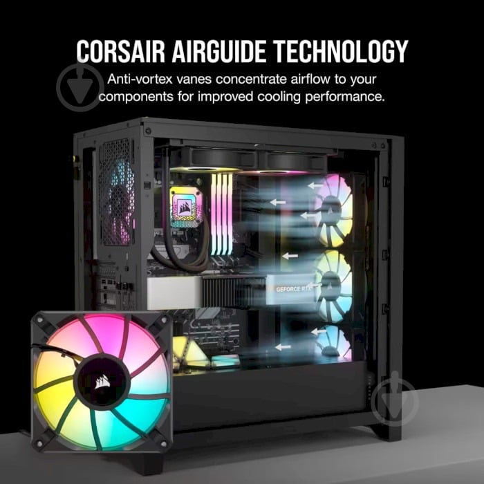 Вентилятор Corsair AF120 RGB Elite Triple Pack (CO-9050154-WW) - фото 6