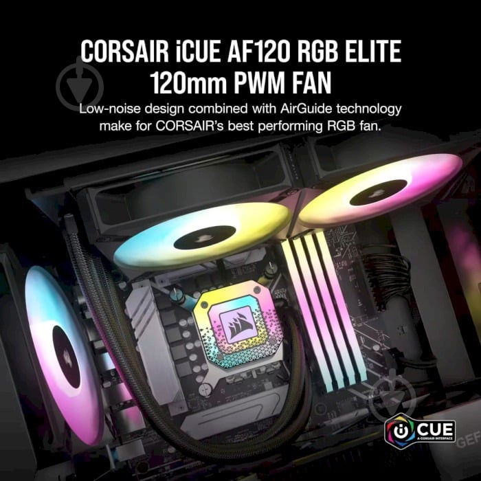 Вентилятор Corsair AF120 RGB Elite Triple Pack (CO-9050154-WW) - фото 3