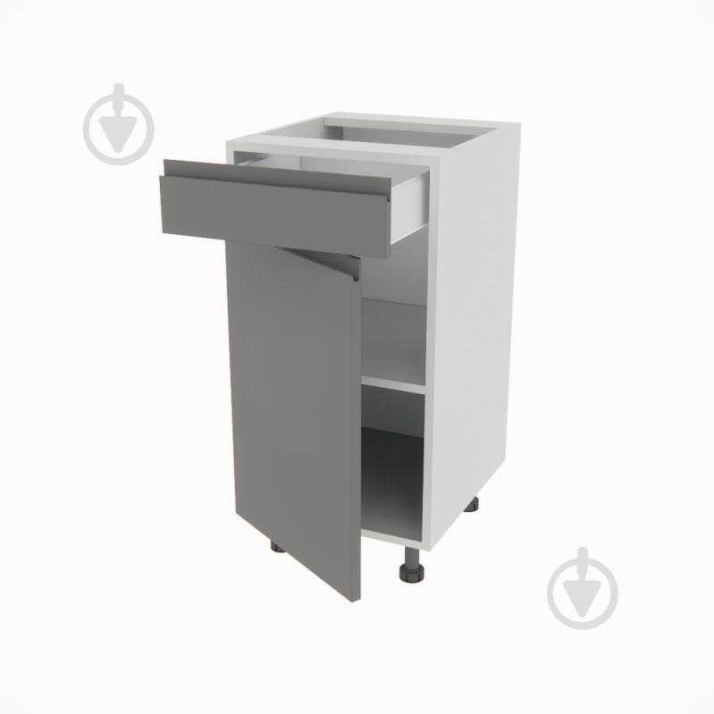 Тумба нижняя Влада ( Н 40 ДШ FAVORIT левая) графит/пепельный - фото 2 Тумба нижняя Влада ( Н 40 ДШ FAVORIT левая) графит/пепельный - фото 2