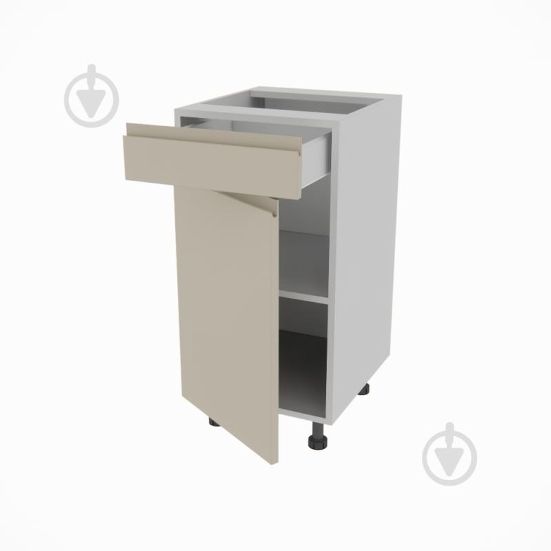 Тумба нижня Влада ( Н 40 ДШ FAVORIT ліва) айворі/попелястий - фото 2