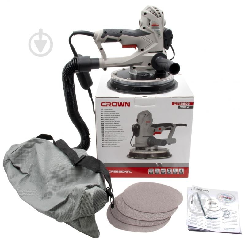 Шліфувальна машина по гіпсокартону Crown CT13609 - фото 4