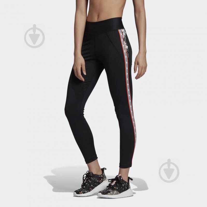 Лосины Adidas W BB TIGHT FARM EI0793 р.M черный - фото 3