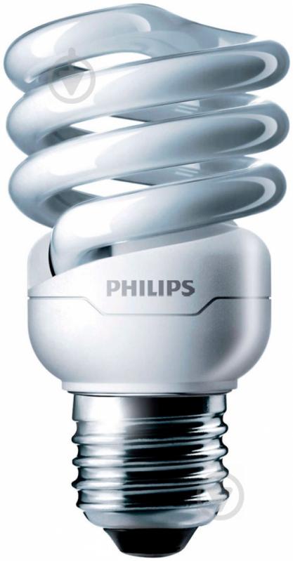 Лампа КЛЛ  Philips Tornado 8y T2 12 Вт E27 2700 К 230 В 929689868506 - фото 1