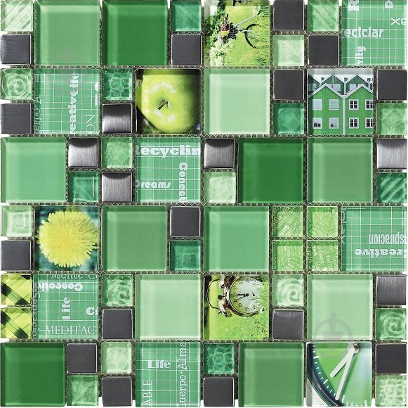 Мозаїка Intermatex Carnaval Green 30x30 - фото 1