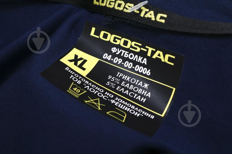 Футболка LOGOS-Tac без нанесення 04-09-00-0006 р.2XL темно-синій - фото 5