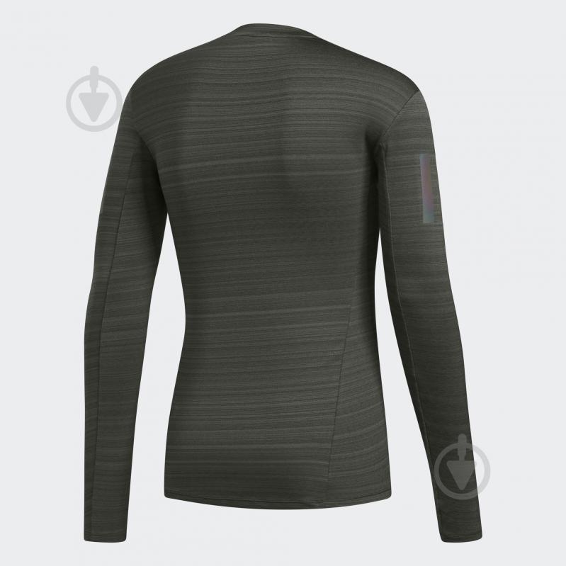 Джемпер Adidas RUNR LS TEE M EI6294 р. M зеленый - фото 2