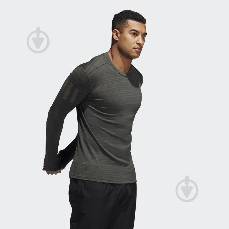 Джемпер Adidas RUNR LS TEE M EI6294 р. L зелений - фото 4
