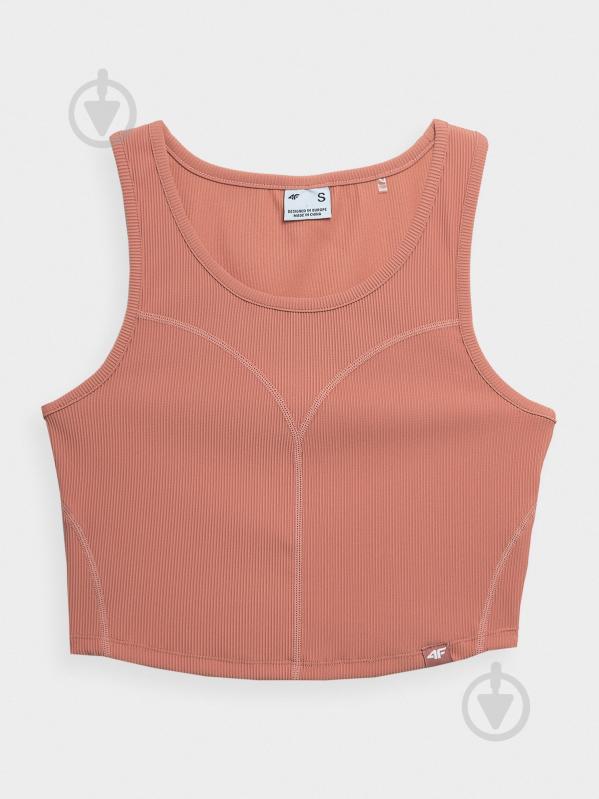 Майка 4F 4FSS23TTSHF330-64S р.XL оранжевый - фото 2 Майка 4F 4FSS23TTSHF330-64S р.XL оранжевый - фото 2