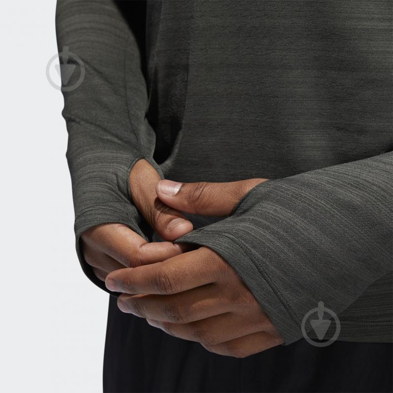 Джемпер Adidas RUNR LS TEE M EI6294 р. 2XL зелений - фото 10 Джемпер Adidas RUNR LS TEE M EI6294 р. 2XL зелений - фото 10