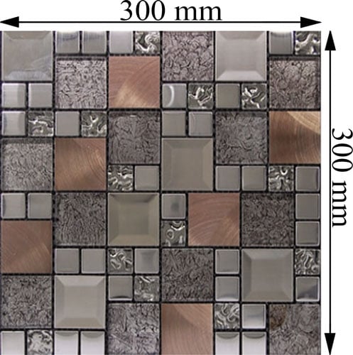 Мозаика Intermatex Kaos Silver 30х30 - фото 2