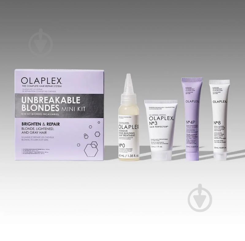 Набор для волос OLAPLEX Unbreakable Blondes Mini Kit Все для блонда - фото 2