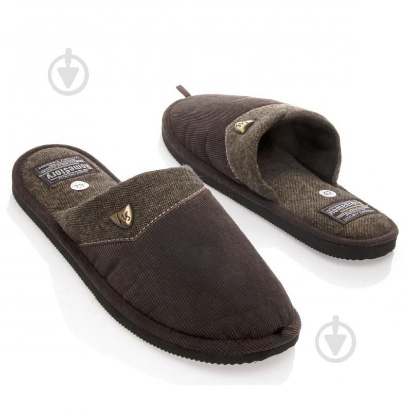 Тапки домашние Home Story 231081-7 р.41 коричневый - фото 2 Тапки домашние Home Story 231081-7 р.41 коричневый - фото 2