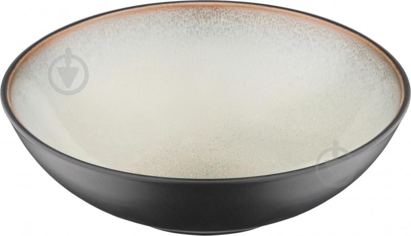 Тарілка супова Ardesto Bolzano 630 мл 18 см чорно-зелена AR2918BM - фото 4