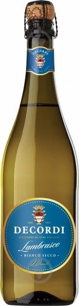 Вино ігристе Decordi Lambrusco Bianco secco біле сухе 0,75 л - фото 1