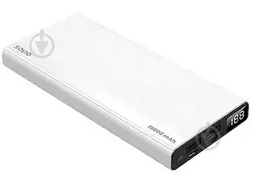 Повербанк SAVIO 10000 mAh white (SAVBA-04_WV) - фото 3