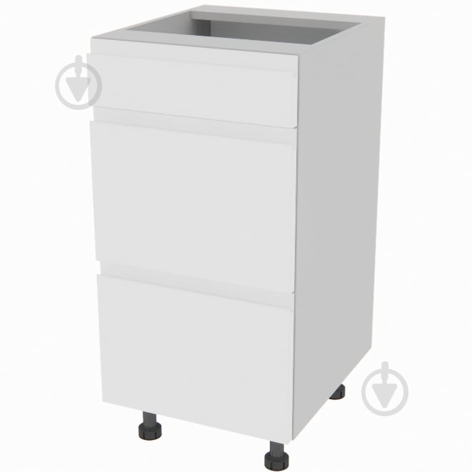 Тумба нижняя Влада ( Н 40 Ш FAVORIT) белый шелк/пепельный - фото 1 Тумба нижняя Влада ( Н 40 Ш FAVORIT) белый шелк/пепельный - фото 1