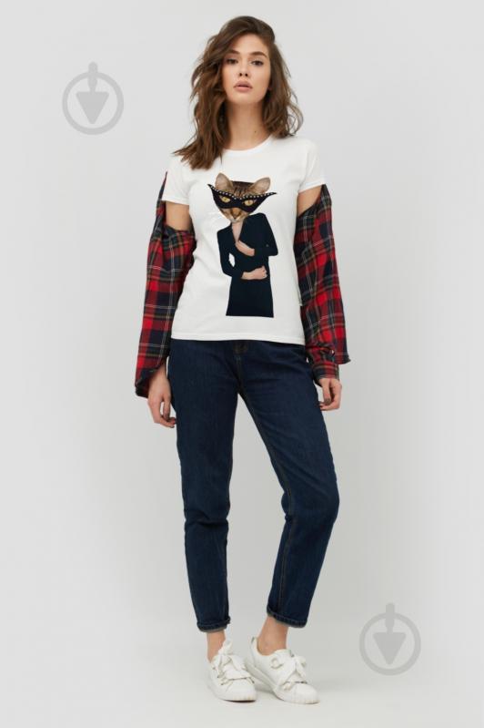 Футболка YAPPI Basic 1702223 р.S белый - фото 2 Футболка YAPPI Basic 1702223 р.S белый - фото 2