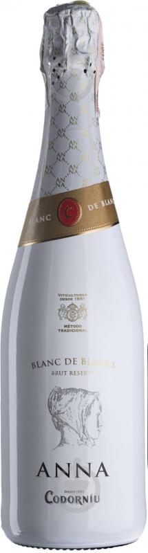 Вино игристое Anna de Codorniu Blanc de Blancs Brut белое брют 0,75 л - фото 1