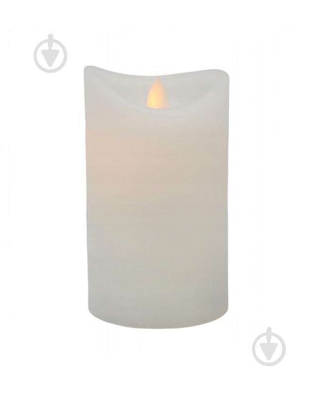 Свеча LED белая 75х125 мм - фото 1 Свеча LED белая 75х125 мм - фото 1