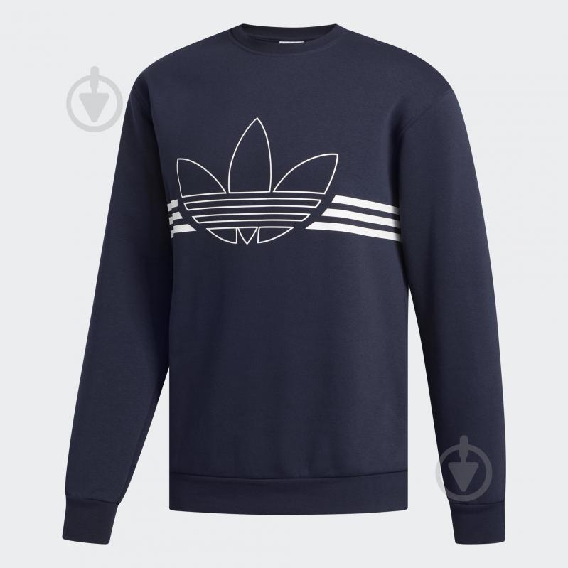 Джемпер Adidas OUTLINE CRW FLC EJ8778 р. S темно-синий - фото 1 Джемпер Adidas OUTLINE CRW FLC EJ8778 р. S темно-синий - фото 1