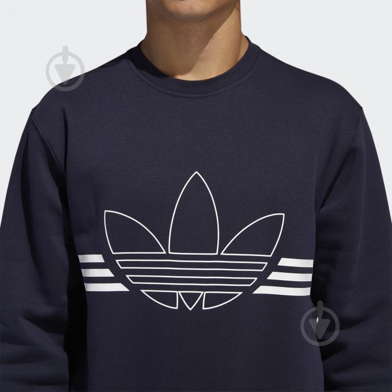Джемпер Adidas OUTLINE CRW FLC EJ8778 р. L темно-синий - фото 5