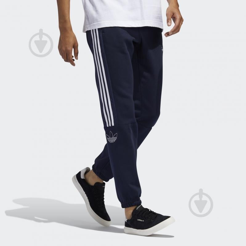 Брюки Adidas OUTLINE SP FLC EJ8792 р. 2XL темно-синий - фото 4