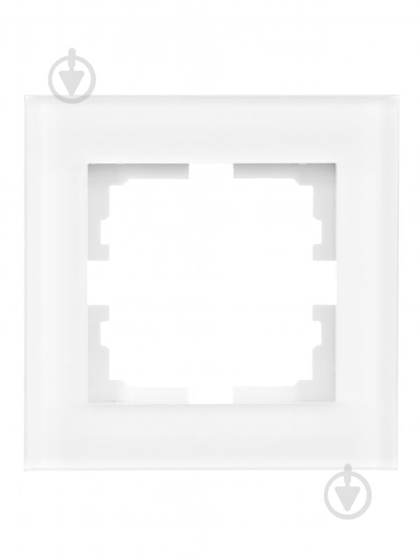Рамка одномісна Lezard Vesna горизонтальна білий матовий 742-5380-146 - фото 1 Рамка одномісна Lezard Vesna горизонтальна білий матовий 742-5380-146 - фото 1